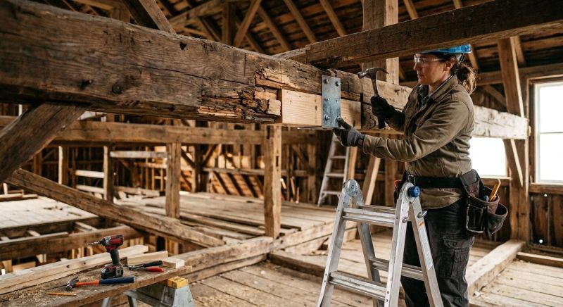 Wood Beam Replacement in Kansas City, KS