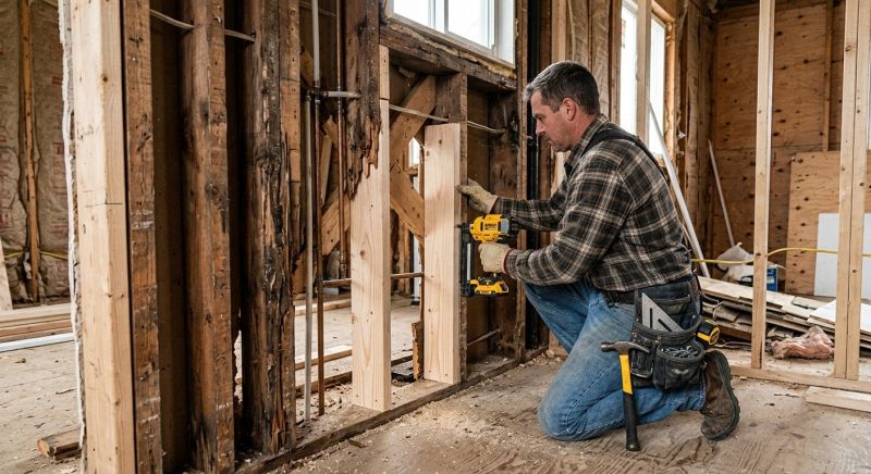 Wood Framing Repair in Kansas City, KS